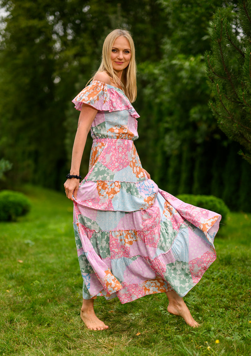 Lolita Maxi Pink Lopi Dress