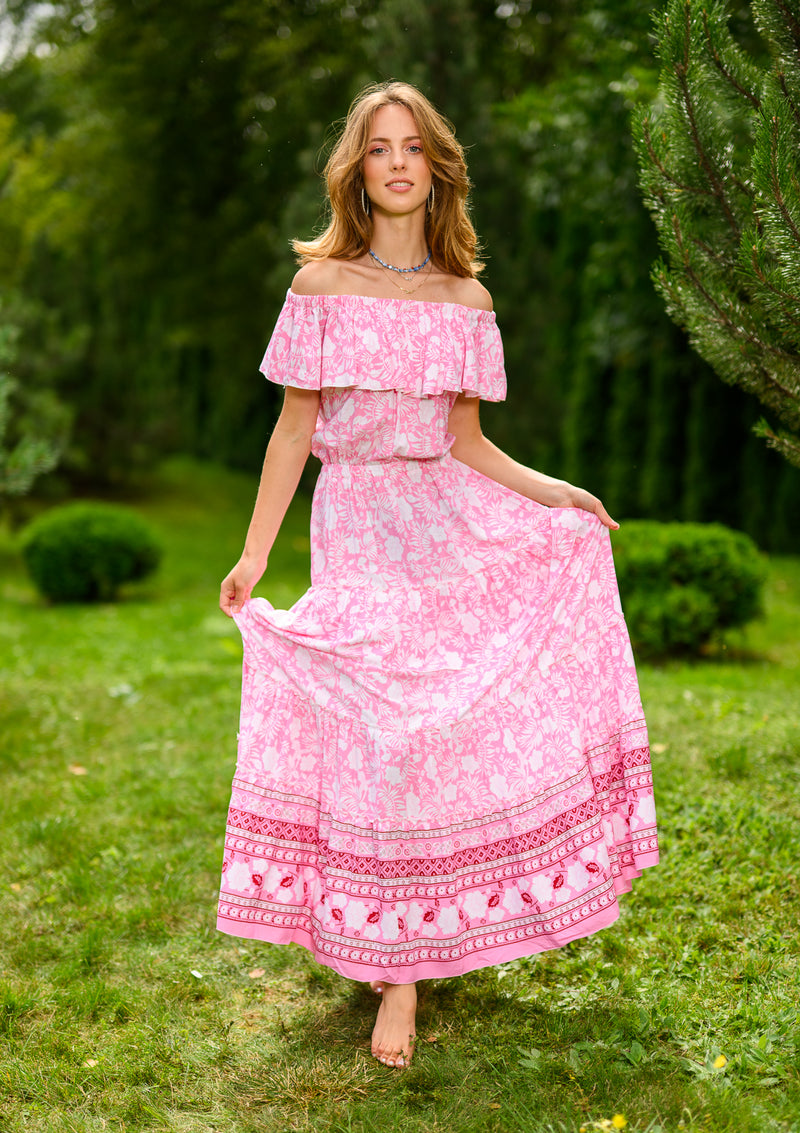 Lolita Maxi Pink Wit Dress