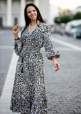 Simona Soft Leopard Dress