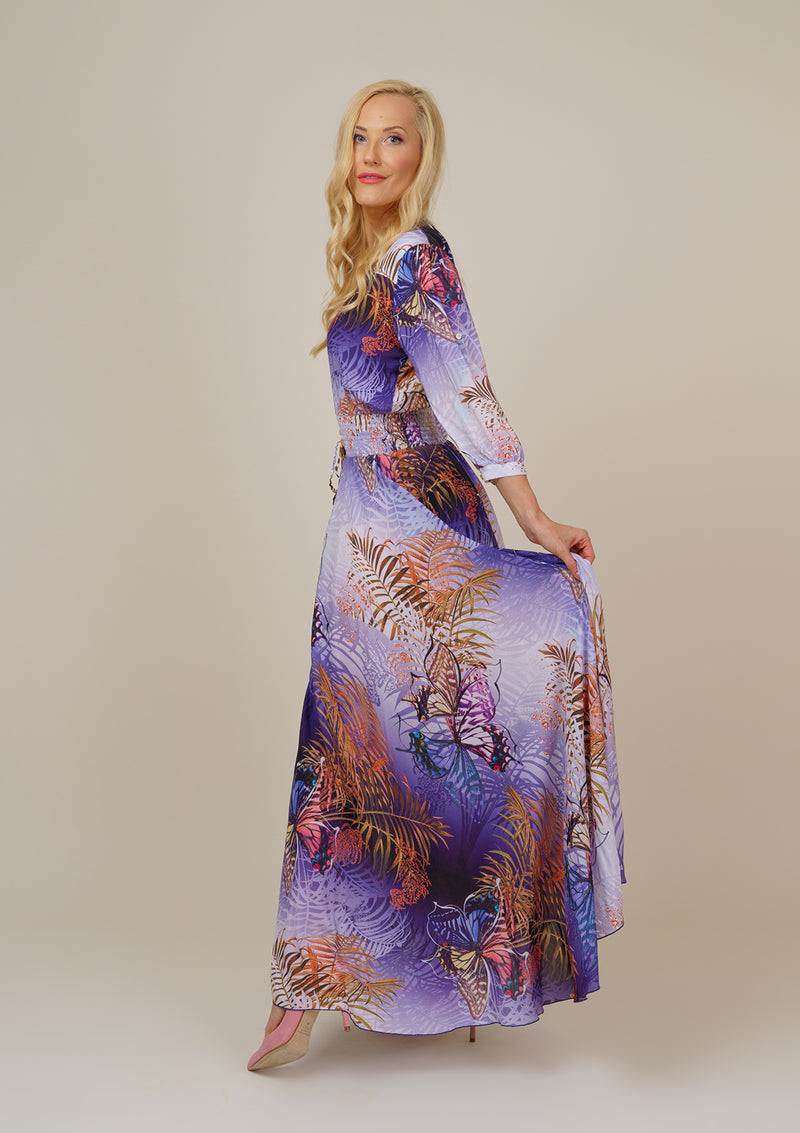 Isabella Vienna Purple Dress