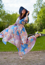 Isabella Mix Garden Dress