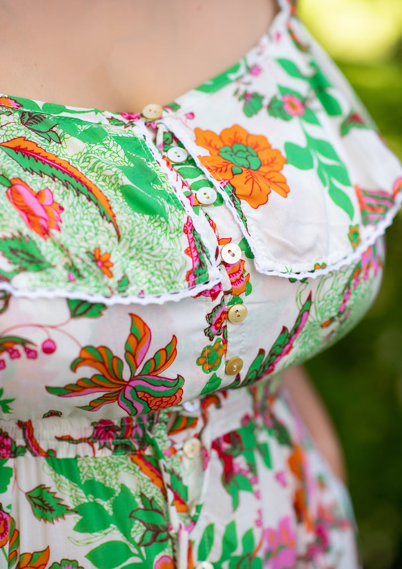 Margarita Garden Plus Dress | Bali Handmade Colorful Dresses My Flower Dress Margarita Garden Plus Dress | Bali Handmade Colorful Dresses My Flower Dress