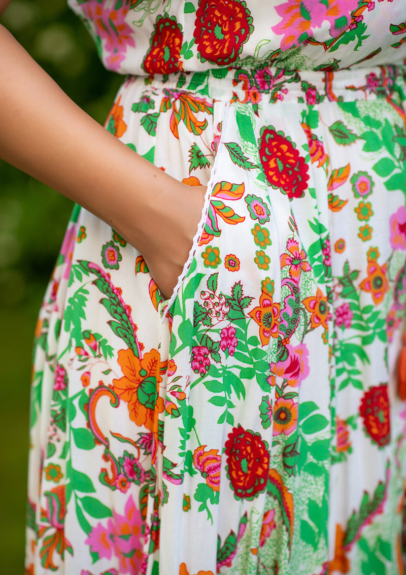 Margarita Garden Plus Dress | Bali Handmade Colorful Dresses My Flower Dress Margarita Garden Plus Dress | Bali Handmade Colorful Dresses My Flower Dress