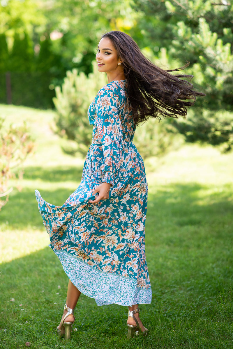 Queen Wrap Japanese Dress | Handmade Colorful Dresses My Flower Dress Queen Wrap Japanese Dress | Handmade Colorful Dresses My Flower Dress