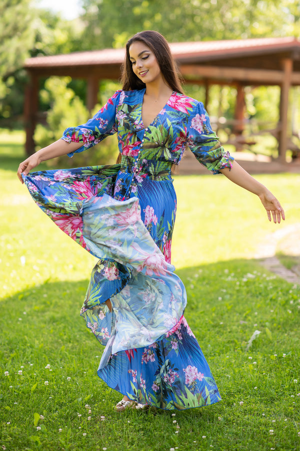 Isabella Vienna Blues Dress