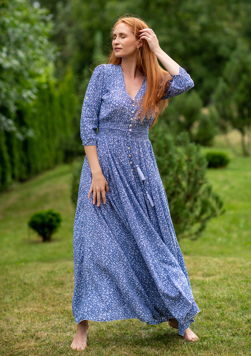 Isabella Blue Star Dress
