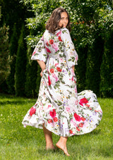 Simona Rosalia White Plus Dress