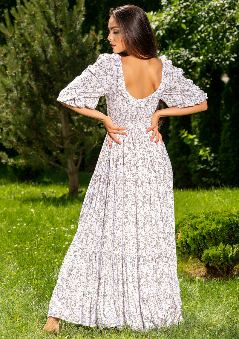 Garden White Dress