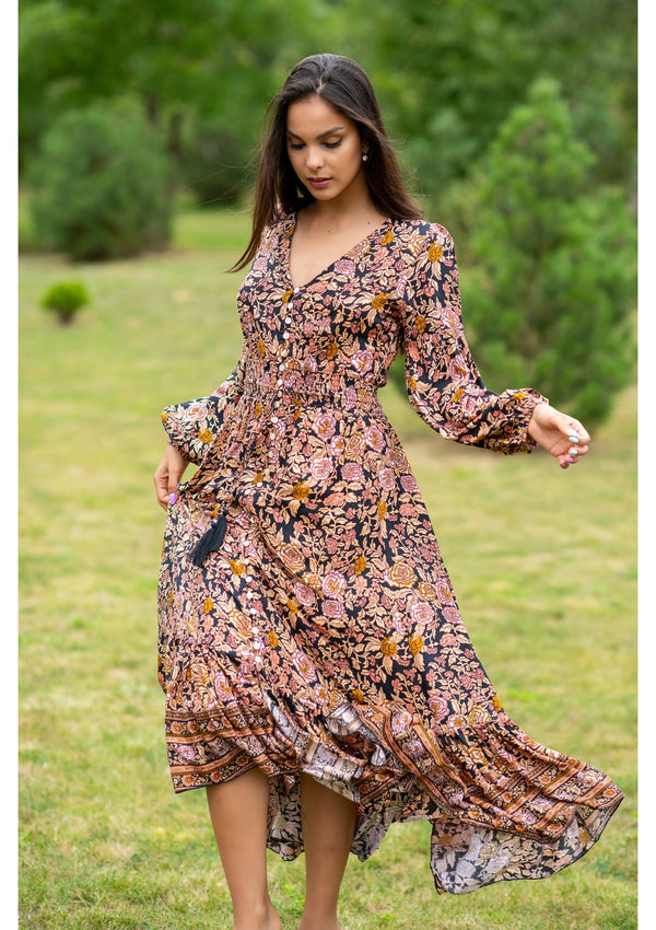 Simona Gold - My Flower Dress | Handmade Colorful Dresses from Bali
