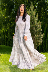 Garden White Plus Dress
