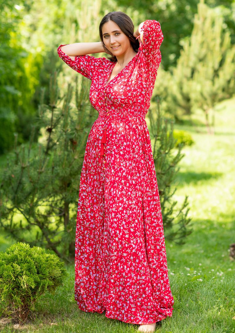 Isabella Rose Red Plus Dress