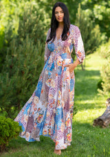 Isabella Mix Garden Plus Dress
