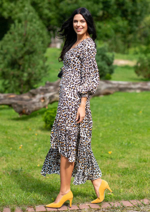 Francesca Leopard Dress