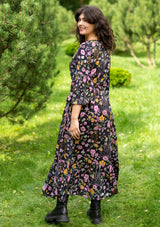 Simona Mix Flowers Fall Dress