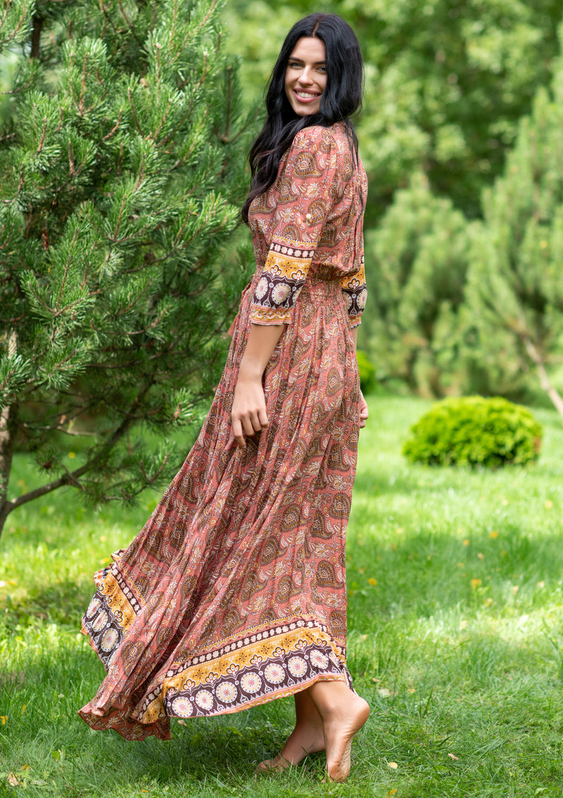 Isabella Parsley Brown Dress