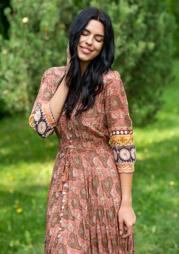 Isabella Parsley Brown Dress