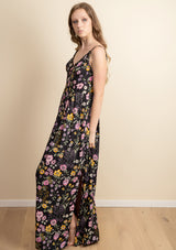 Dahlia Night Flowers Dress