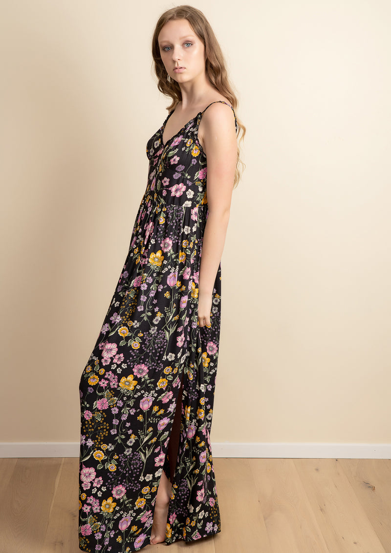 Dahlia Night Flowers Dress