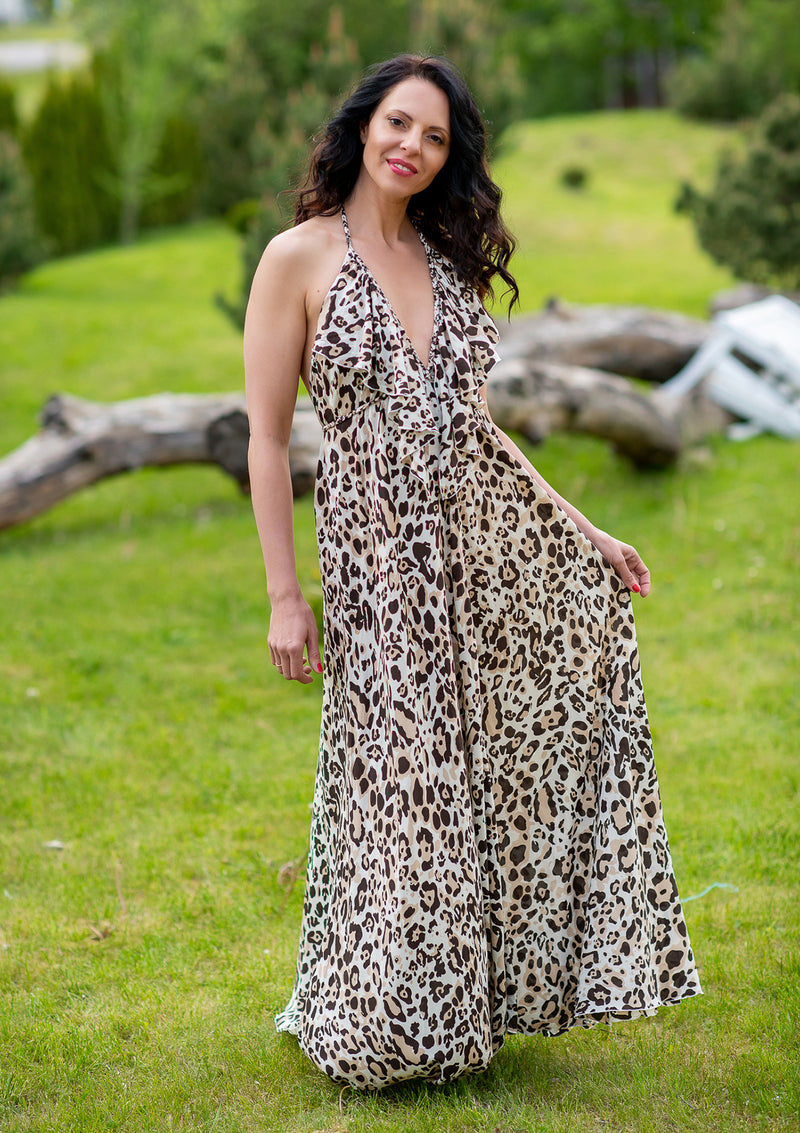Bianca Leopard Dress