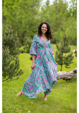 Francesca Sky Roses - My Flower Dress | Handmade Colorful Dresses from Bali